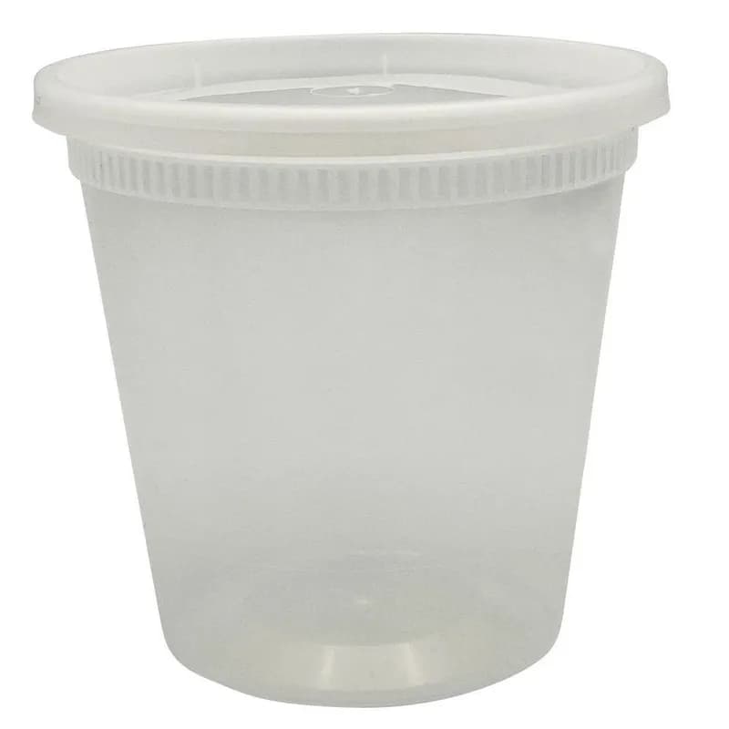 Deli Container 24 OZ PP Clear Round Heavy Duty 240/Case