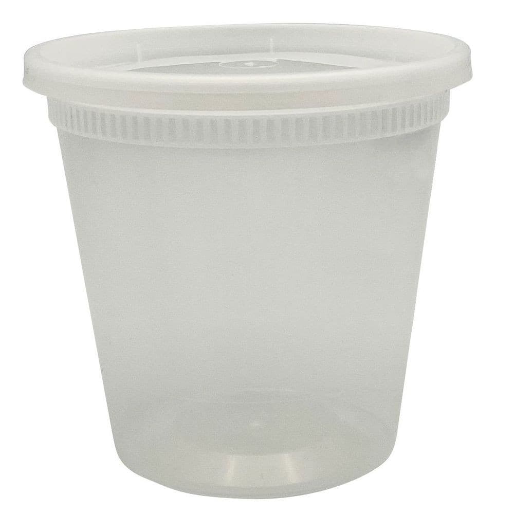 Deli Container 24 OZ PP Clear Round Heavy Duty 240/Case