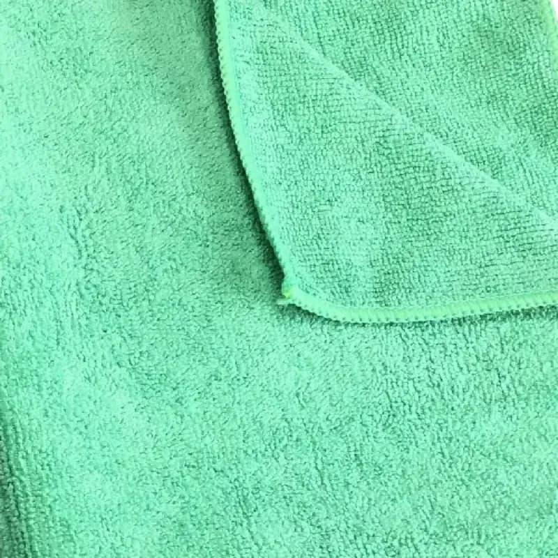 HOSPECO® Multipurpose Cleaning Cloth 16X16 IN Microfiber Green Light Duty 200 GSM 12 Count/Bag 15 Bags/Case