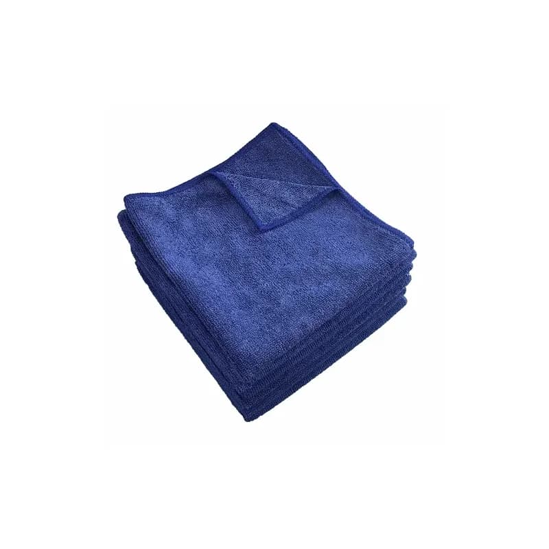 HOSPECO® Multipurpose Cleaning Cloth 16X16 IN Microfiber Royal Blue Half-Fold 260 GSM 180/Dozen