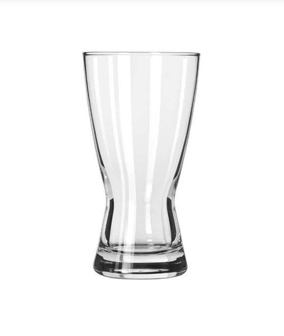 Beverage Glass 12 OZ Clear Hourglass 24/Case