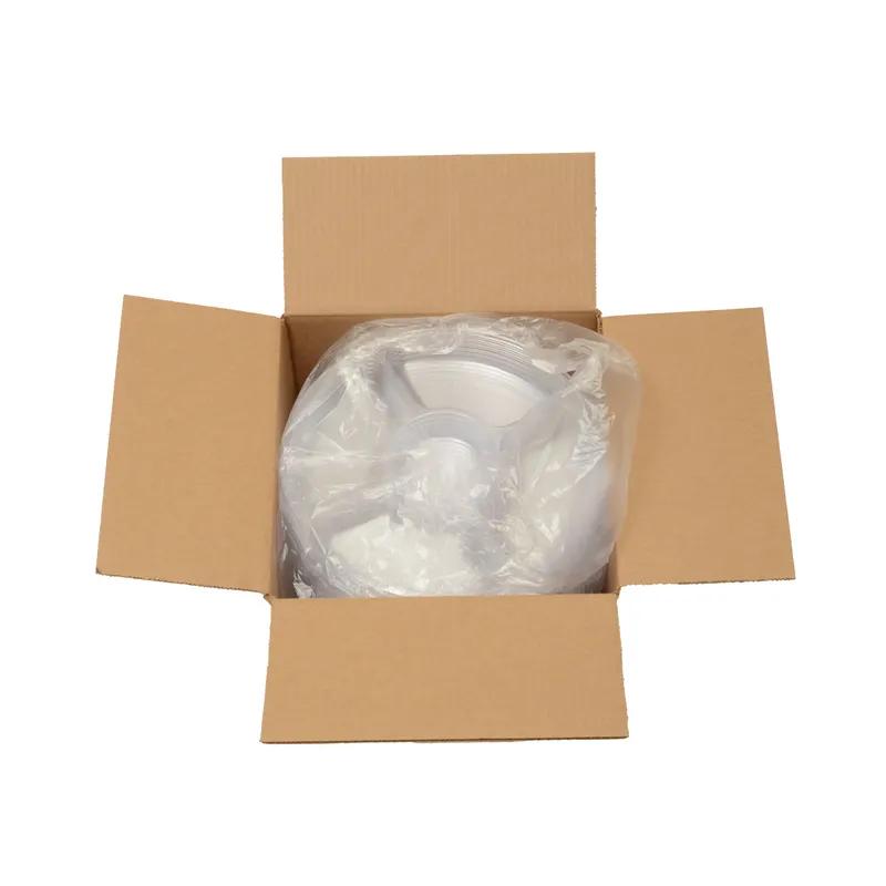 Platter Pleasers Serving Tray Base 12 IN 5 Compartment Plastic Clear Round 25/Case