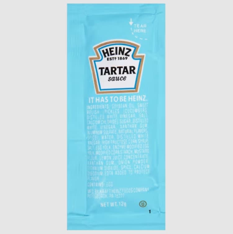 Tarter Sauce 12 G Packet 200/Case