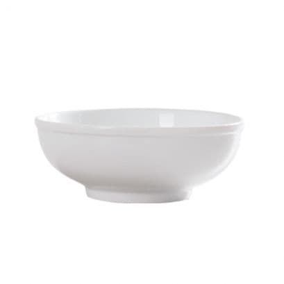 Salad Bowl Pasta Bowl 8.5 IN 48 OZ Porcelain White Round Dual Ovenable Dishwasher Safe 24/Case