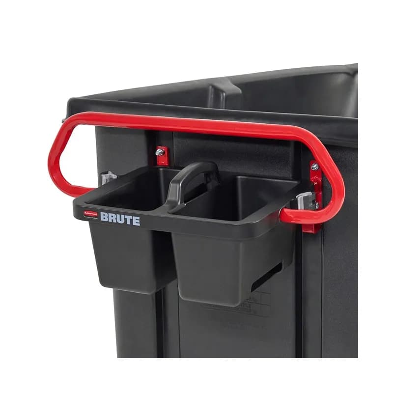 Brute® Handle Tilt Truck and Caddy 12.82X25.45X15.00 IN Red Ergonomic 1/Each