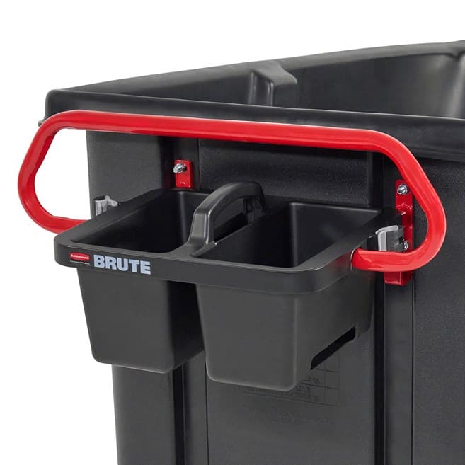 Brute® Handle Tilt Truck and Caddy 12.82X25.45X15.00 IN Red Ergonomic 1/Each