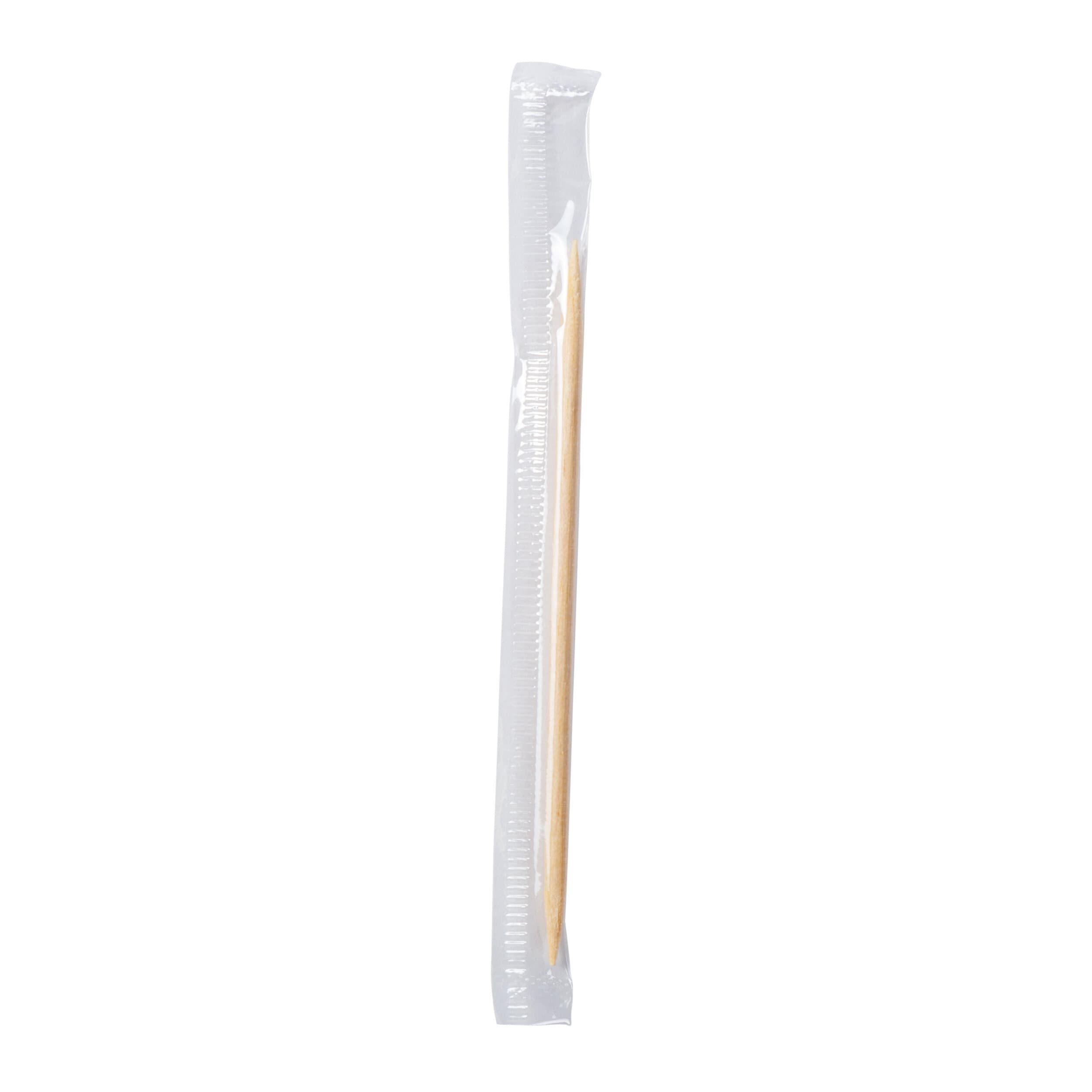 Toothpick 2.55 IN Wood Round Mint Cello Wrapped 1000 Count/Pack 15 Packs/Case 15000 Count/Case