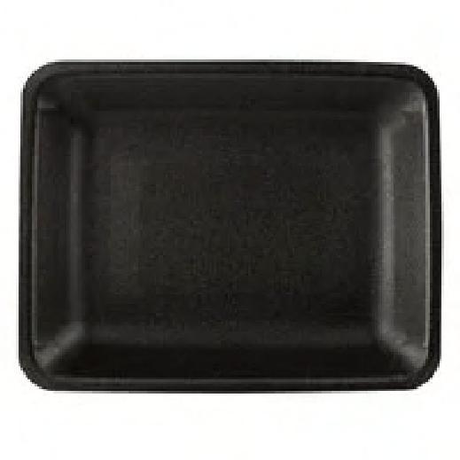 Dyne-A-Pak 8H Tray 10X8X1.125 IN Polystyrene Foam Black 400/Case