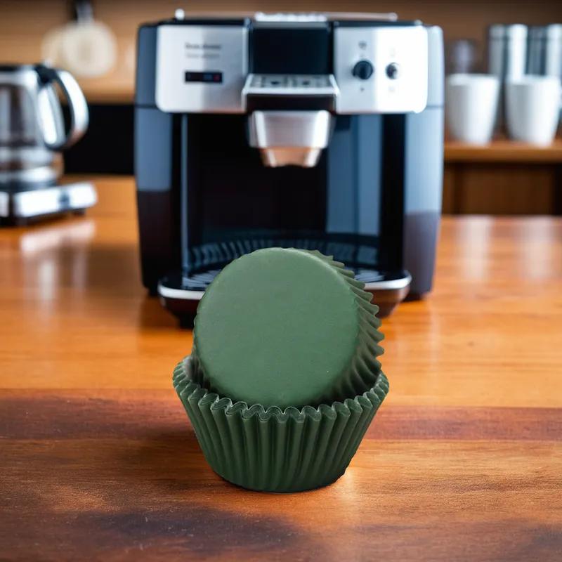 Baking Cup 4.5X1.83X2 IN Green 500/Pack