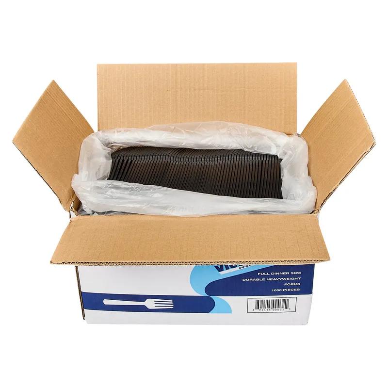 Victoria Bay Fork PP Black Heavy Duty Unwrapped 1000/Case