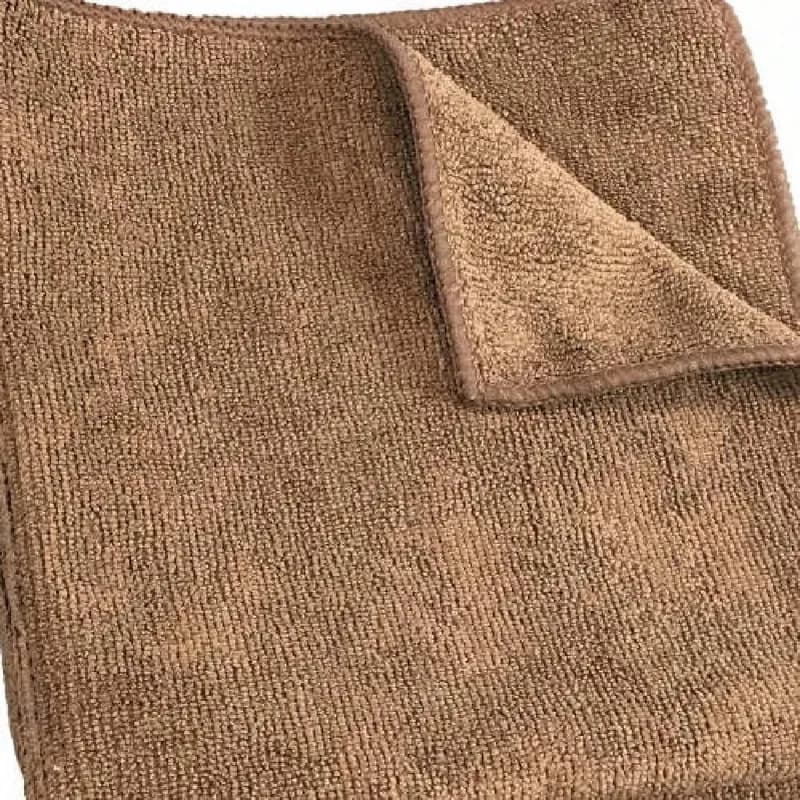 Smart Choice Unfolded: 16X16 IN 49GM Microfiber Brown 12 Count/Pack 15 Packs/Case
