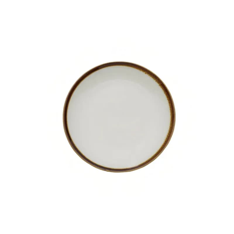 Mikasa Hospitality Lodge Collection Coupe Plate 7 IN Porcelain White Walled 24/Case