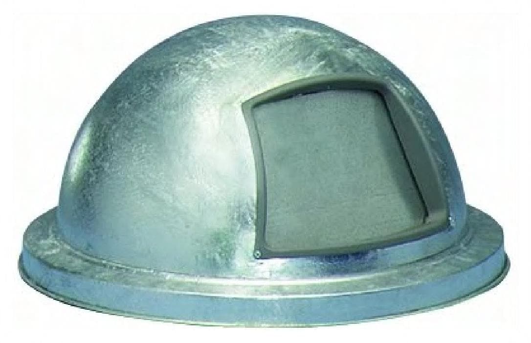 Lid Galvanized Steel Dome Indoor/Outdoor 1/Each