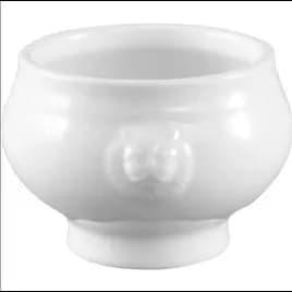 Lion Head Soup Tureen 8 FLOZ Porcelain White 36/Case