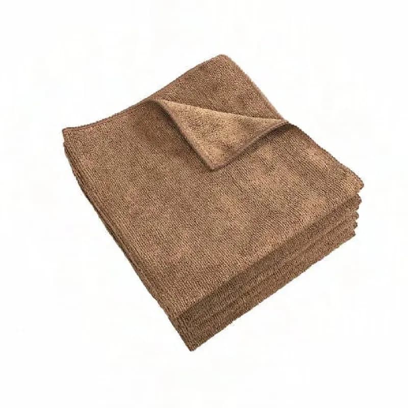 Smart Choice 16X16 IN Microfiber Brown 300 GSM 12/Pack