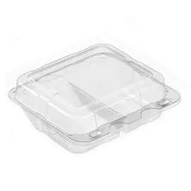 Polar Pak® Bakery Container With Hinged Lid 12 CT 2 Compartment PET Clear 250/Case