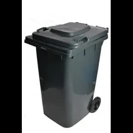 Trash Can 50 GAL Gray Rollout With Wheels 1/Each