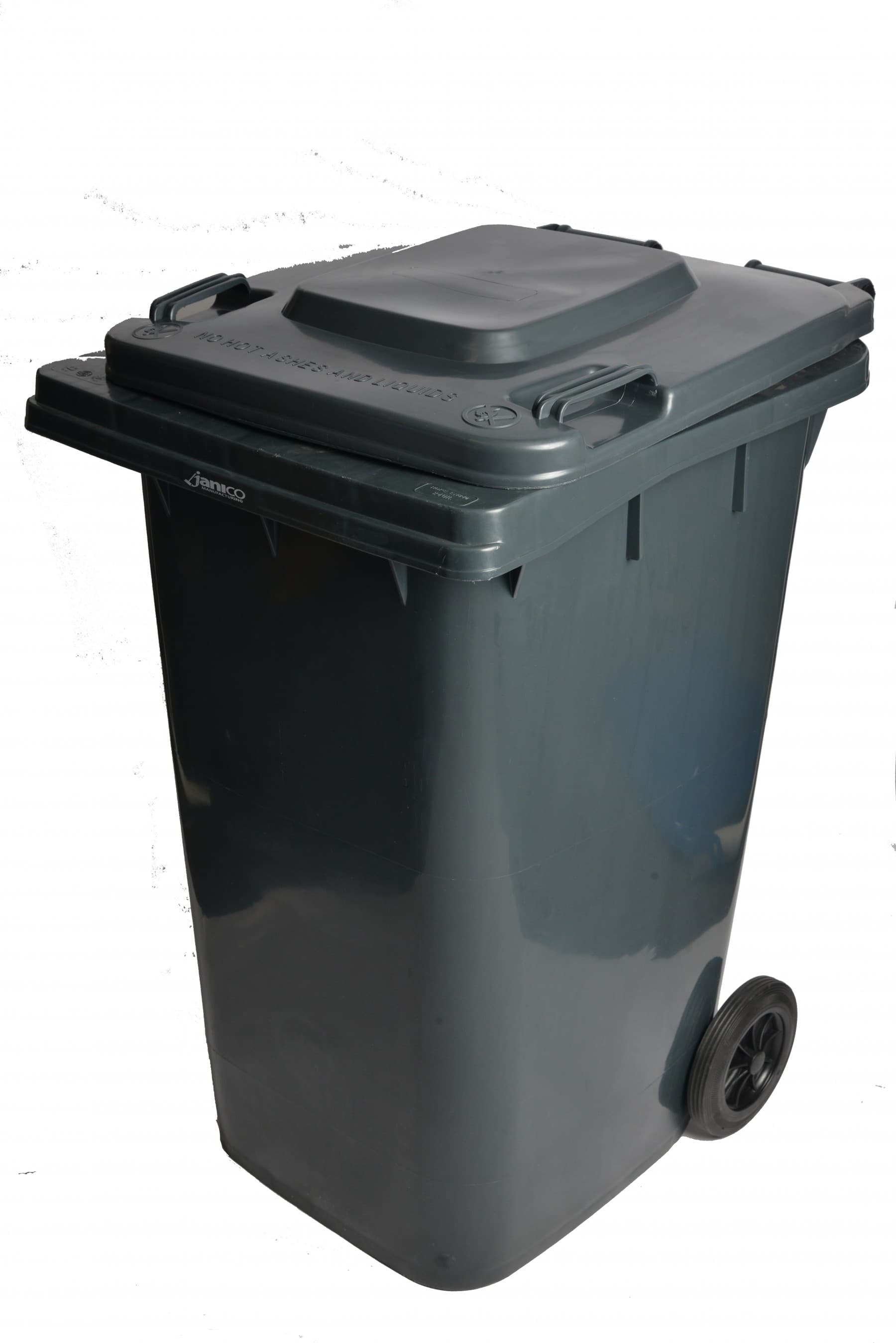 Trash Can 50 GAL Gray Rollout With Wheels 1/Each