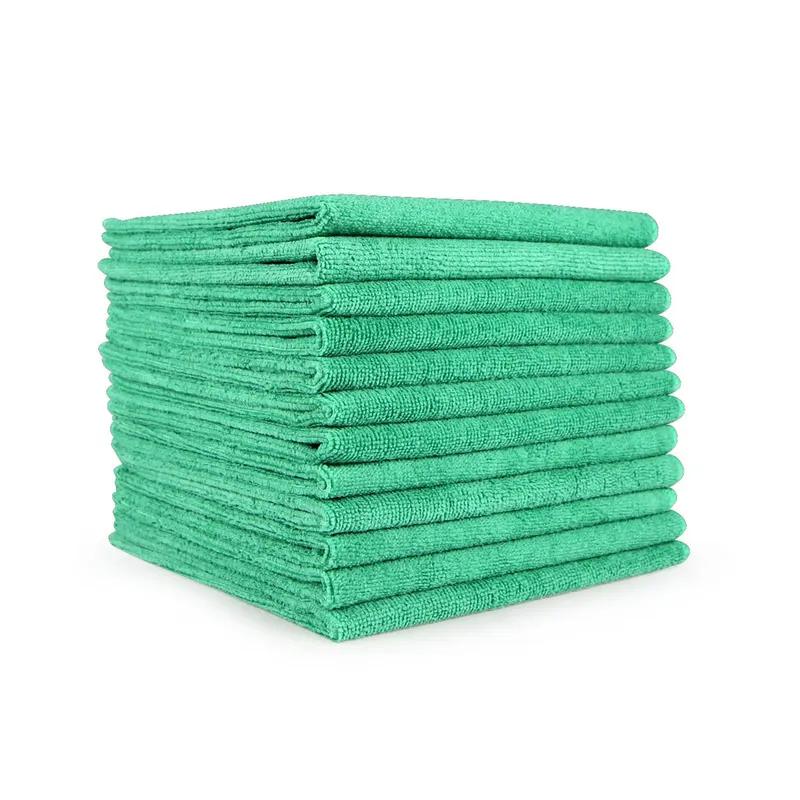 Monarch Brands Cleaning Cloth 12X12 IN 30GM Microfiber Green 12/Pack