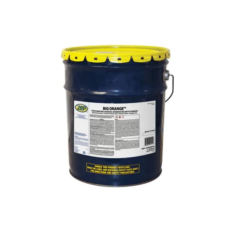 Big Orange Orange Degreaser Deodorizer Graffiti Remover 5 GAL Liquid Industrial 1/Pail