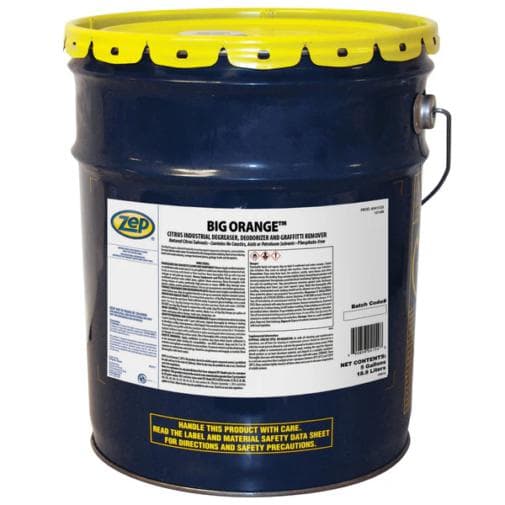 Big Orange Orange Degreaser Deodorizer Graffiti Remover 5 GAL Liquid Industrial 1/Pail
