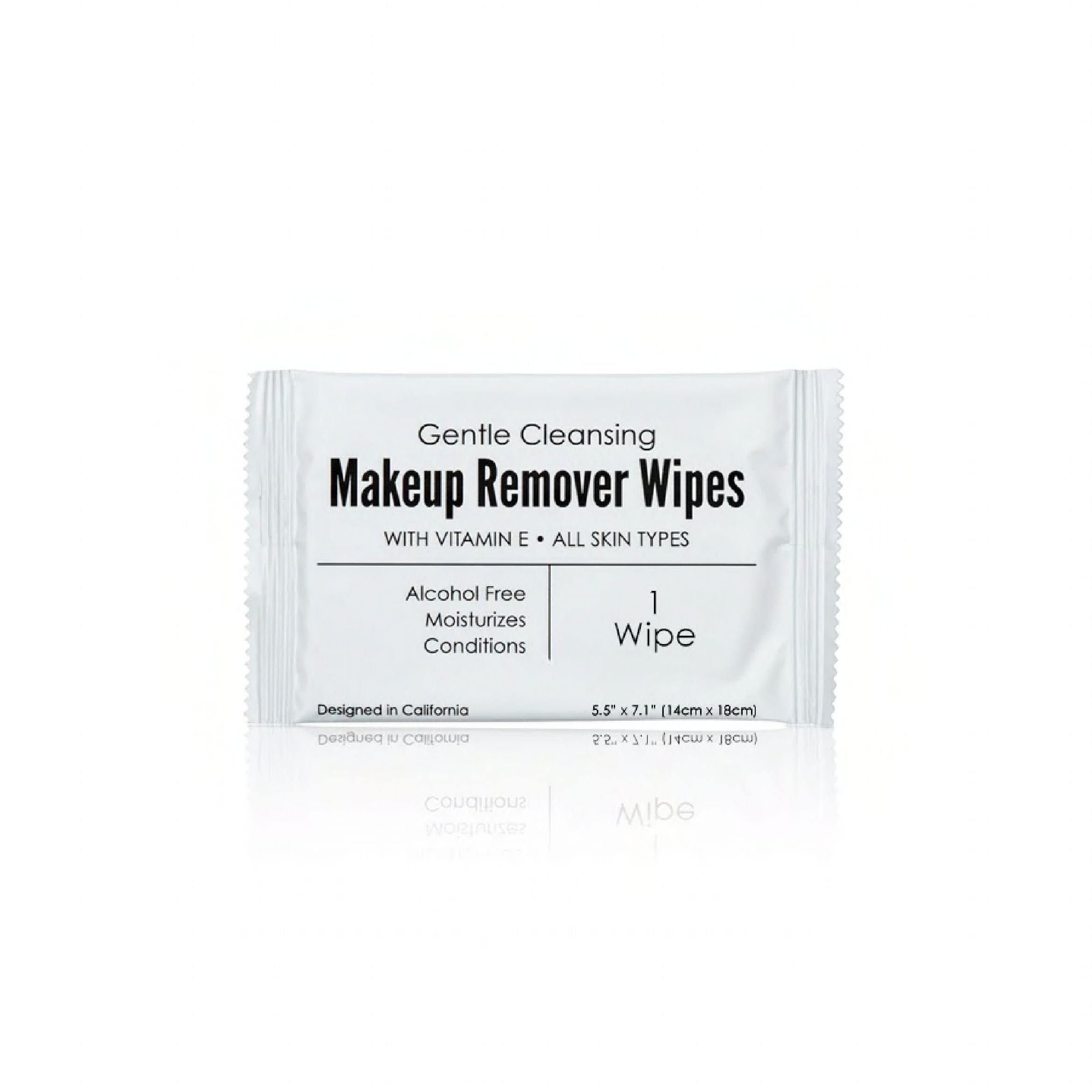 Makeup Remover Wipe Textile Individual Pre-Moistened 1/Each