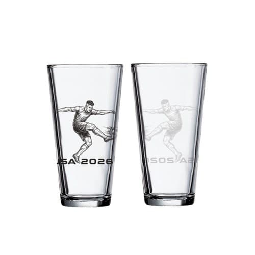 Pint Glass 16 Glass FIFA World Cup 2026 24/Case