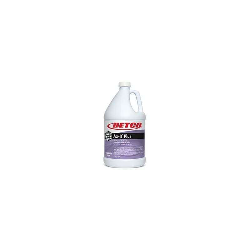 Ax-It® Plus Pleasant Scent Floor Stripper 1 GAL Alkaline Concentrate Liquid Low Foam No Rinse 4/Case