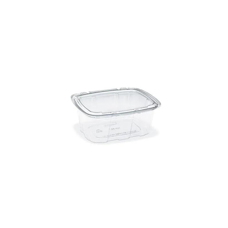 Deli Container Hinged 12 OZ PET Clear Rectangle Tamper-Evident Leak Resistant 210/Case