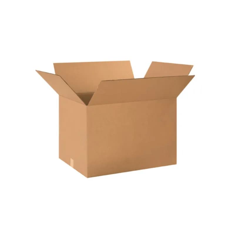 Regular Slotted Container (RSC) 24X18X12 IN Corrugated Cardboard 32ECT Stock Box Program 125 Count/Pallet