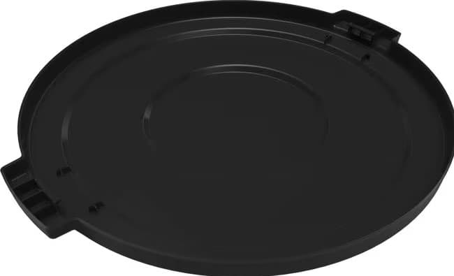 Sparta® Lid 32 GAL Black Round Plastic 1/Each