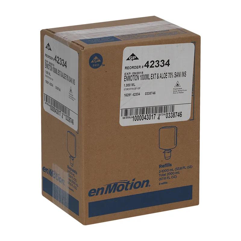 enMotion® Hand Sanitizer Foam 1000 mL Unscented Fragrance Free Green Refill E3 Rated 2/Case