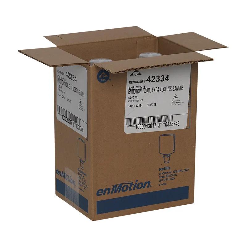 enMotion® Hand Sanitizer Foam 1000 mL Unscented Fragrance Free Green Refill E3 Rated 2/Case