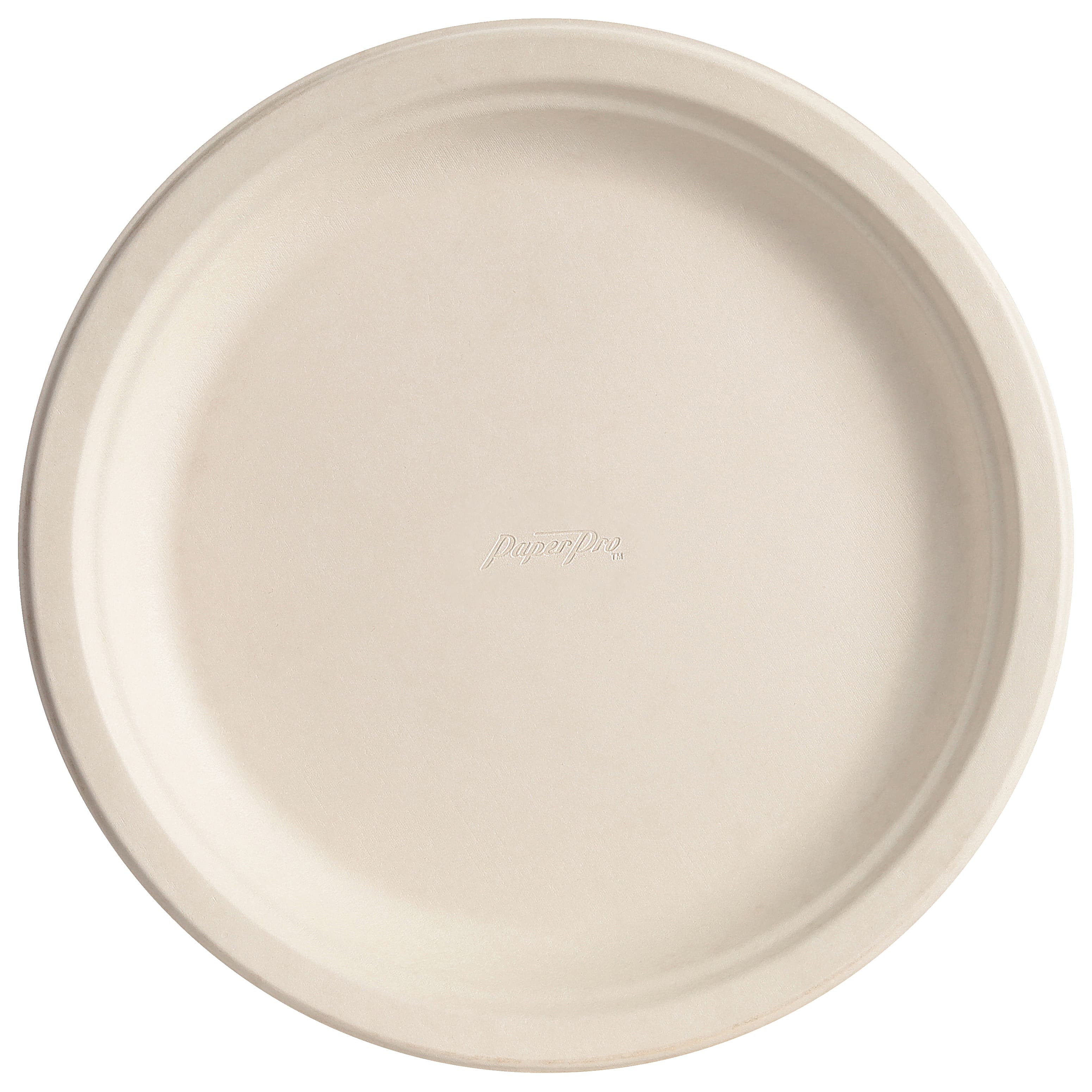 PaperPro® Naturals Plate 10.5 IN Molded Fiber Kraft Round 500/Case