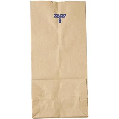 Duro® Bag 12.5X6X4 IN 8 LB Kraft Paper 35# Kraft With Self-Opening (SOS) Closure 500/Bundle