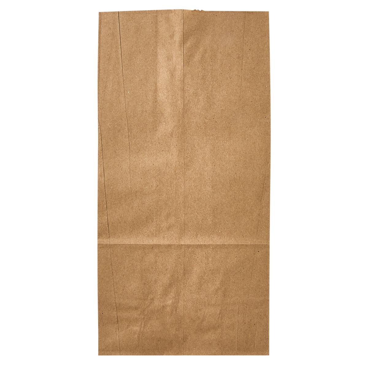Duro® Bag 12.5X6X4 IN 8 LB Kraft Paper 35# Kraft With Self-Opening (SOS) Closure 500/Bundle