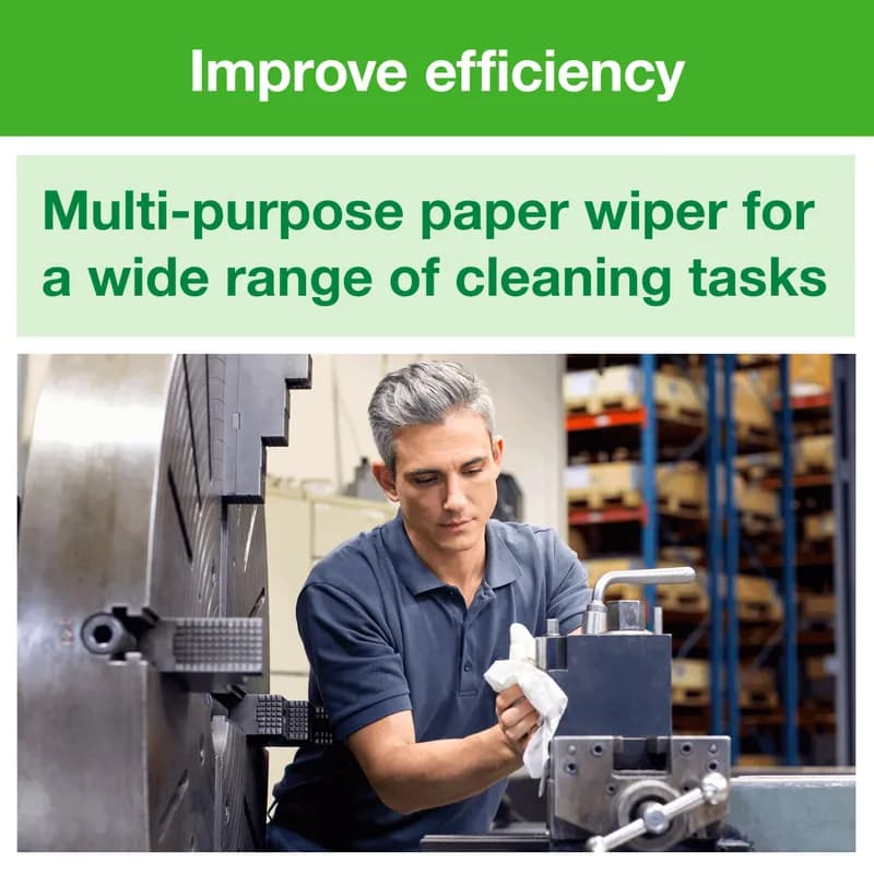 Tork Cleaning Wipe 10.25X9 IN Folded: 5.125X9 IN 2 1/2 Fold Pop-Up Box Refill Universal 110 Count/Pack