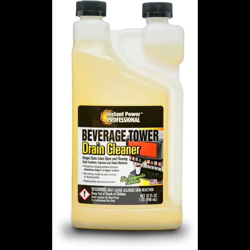 Drain Cleaner 32 OZ Beverage Tower RTU 12 Count/Case