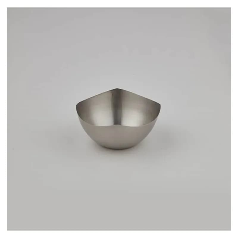 Bowl 5.5 OZ Stainless Steel Silver Squound Dishwasher Safe 12/Case