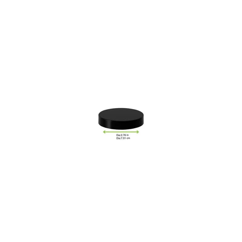 Lid 2.76 IN PP Black For Bottle Reuseable Freezer Safe Grease Resistant 225/Case