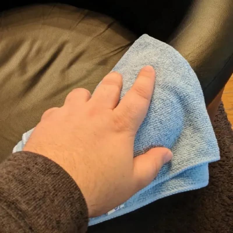 HOSPECO® Cleaning Cloth 16X16 IN Microfiber (80% Polyester, 20% Polyamide) Blue Heavy Duty 300 GSM 12/Pack