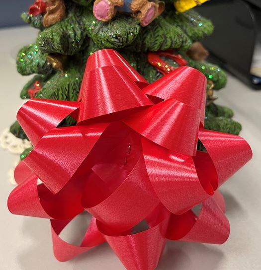 Star Bow 4.5 IN Red 100/Case