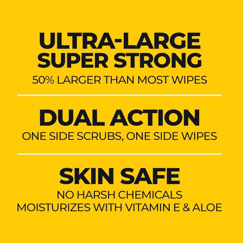 Grime Boss Hand Wipe Citrus Heavy Duty 8/Case