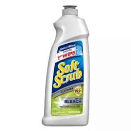 Soft Scrub® Cleanser Surface Cleaner 24 OZ General Purpose With Bleach Antibacterial 8/Case