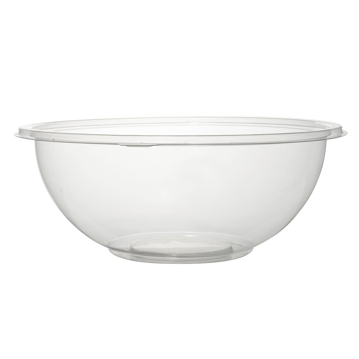Salad Bowl 80 OZ PET Clear Round 25/Case