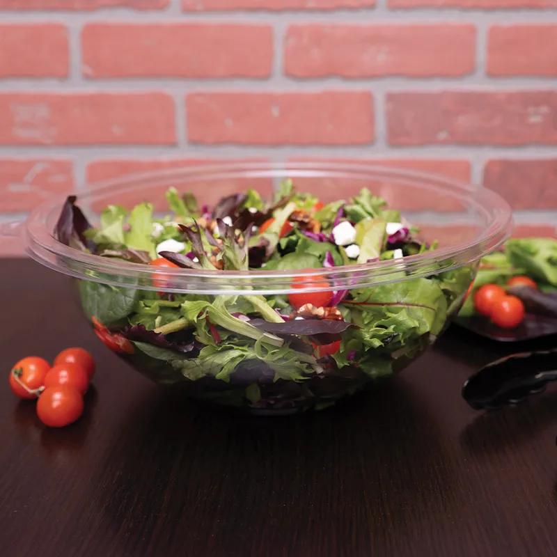 Salad Bowl 80 OZ PET Clear Round 25/Case