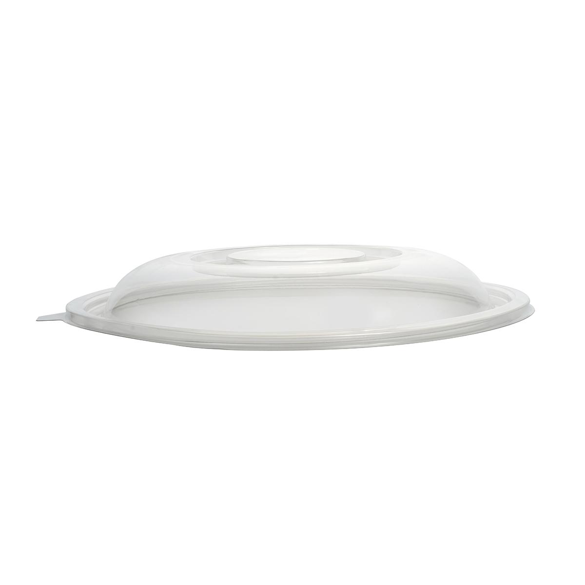 Lid Dome PET Clear Round For 80 OZ Bowl 25/Case