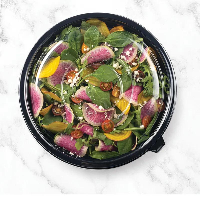 Lid Dome PET Clear Round For 80 OZ Bowl 25/Case