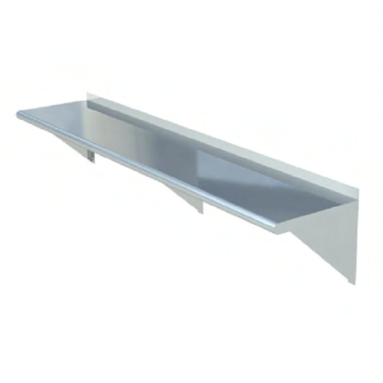 Steel Shelf 16X36 IN Stainless Steel Wall Mounted 1.5IN Up Turn 1/Each