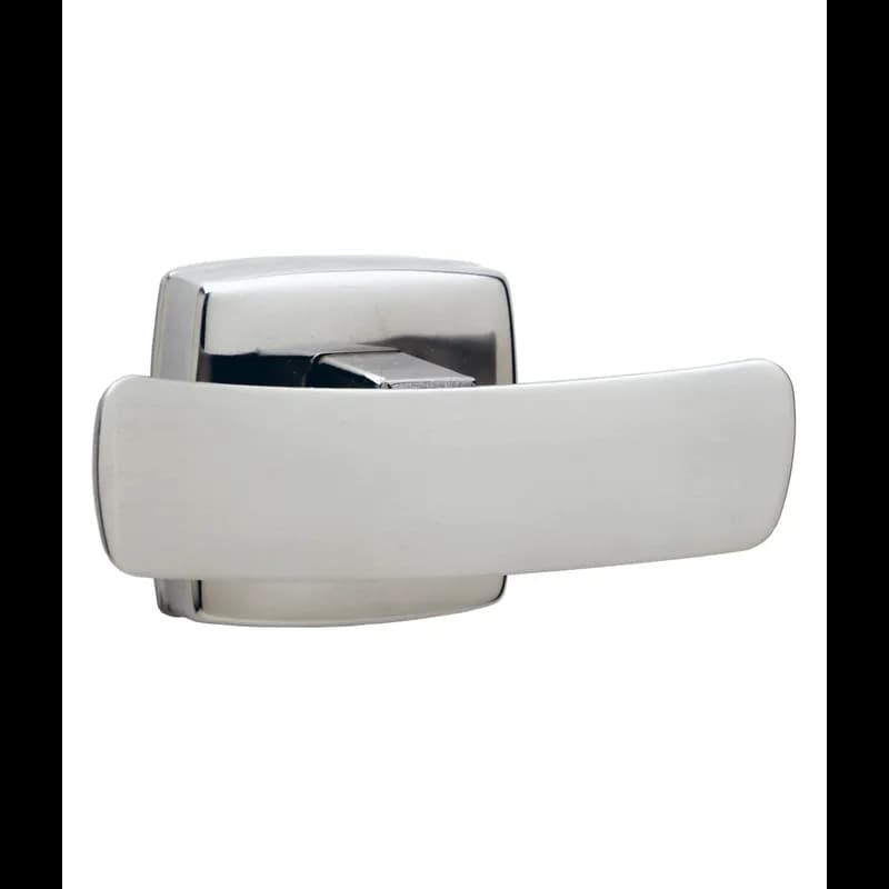 Double Robe Hook Stainless Steel Surface Mounted Satin 1/Each